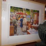 An Andre Deymonaz  Giclee print 'The Antique Dealers' 48/195 signed with certificate of