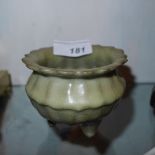 A Chinese Celadon glazed incense burner