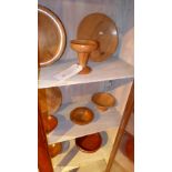 A collection of various treen items