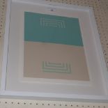 A Josef Albers silkscreen print 'lnteraction of Color Suite' glazed and framed