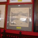 A limited edition lithograph of Sydney harbour, 194/500, signed and dated 'Hyde '83'