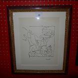 A limited edition Marc Chagall lithograph