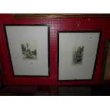 A pair of lithographs including Pan monu