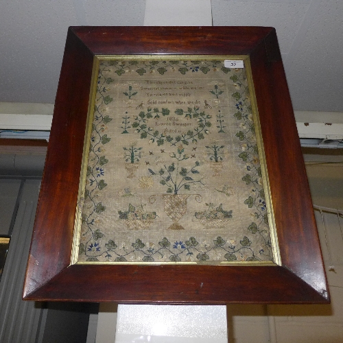 A Regency sampler Mary Anne Wood dated 1