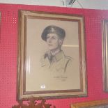 A pastel portrait of a British soldier d