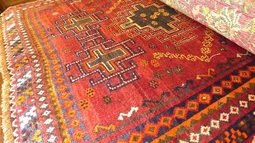 A fine South Persian Lori rug 210 cm x 1