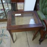 An Edwardian inlaid bijouterie cabinet o