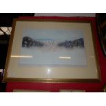 A watercolour entitled ''Early Light'' signed Benson