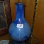 A Derby Lustre vase, paragon clock commemorative mugs and glassware