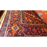 A fine North West Persian Bodnar rug 240 cm x 135 cm central pendant floral medallion with repeating