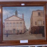 A C19th French School oil on canvas stre