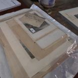 A varied collection of C19th lithographs and engravings, including works by David Roberts and