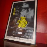 A framed original film poster 'The Trip' written by Jack Nicholson