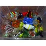 Approximately 24 Murano hand blown glass sweets