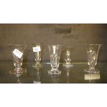 A quantity of Victorian jelly glasses (5)