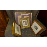 A collection of prints in gilded frames (8)