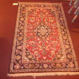 Two identical fine Persian Kashan rugs 1