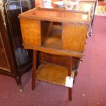 An Arts and Crafts oak occasional table