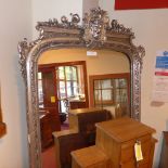 A late C19th French mirror of large size