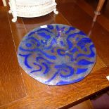 A Murano design hand blown dish decorate