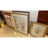 An extensive collection of prints and watercolours