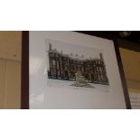 Joanna Jackson ''Ham House in the snow'' a limited edition colour photographic print, signed and a