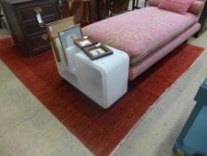 A large Gabbeh red rug