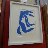 A Henri Matisse lithograph "Chevalure" printed by Mourlot "The last works of Matisse"