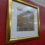 A gilt framed Gustav Klimt offset lithograph