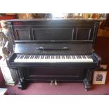 An R. Gors & Kallmann iron framed upright piano (a/f)