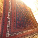 A hand made North West Persian rug with