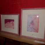 A pair of limited edition Carole Steyn lithographs 'Magnolia and Odalisque and Cat'