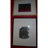 A pair of Anne Limb lithographs titled 'Fallen Angel' and 'A New Ground' signed in pencil