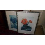 Annette Johnson 'Parrot Tulips', an artist proof print,