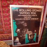 An original unframed album poster 'Tattoo You' by The Rolling Stones