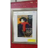 Toulouse Lautrec lithograph poster after the original Artistide Brant Eldouado by Mourlot