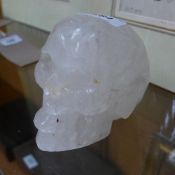 A Rock crystal skull