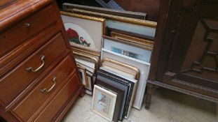 A large collection of prints of various subjects