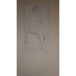 Attributed to Andre Derain (1880-1954), pencil study of a nude woman, circa 1930s or earlier,