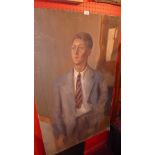 A c1930's unframed portrait of a young gentleman