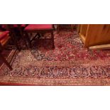 A fine central Persian Kashan carpet 315cm x 220cm,