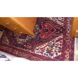 An antique Shirvan rug,