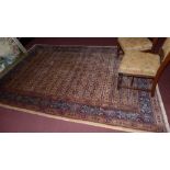 An extremley fine North East Persian Moud carpet 305cm x 210cm,