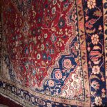 An extremley fine Central Persian Sarouk rug 225cm x 130cm,