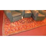 A fine central Persian Kashan carpet 275cm x 205cm,