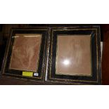 A pair of Bartolozzi classical figural scenes in Hogarth frames.