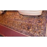 An extremely fine Central Persian Kashan carpet 294cm x 200cm,