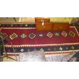 A fine south west Persian Qashim kilim 335cmx130cm,