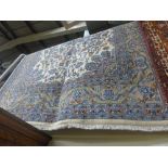 An extremely fine central Persian kashan carpet 293cmx194cm,