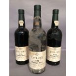 Three bottles Taylors 1975 Port